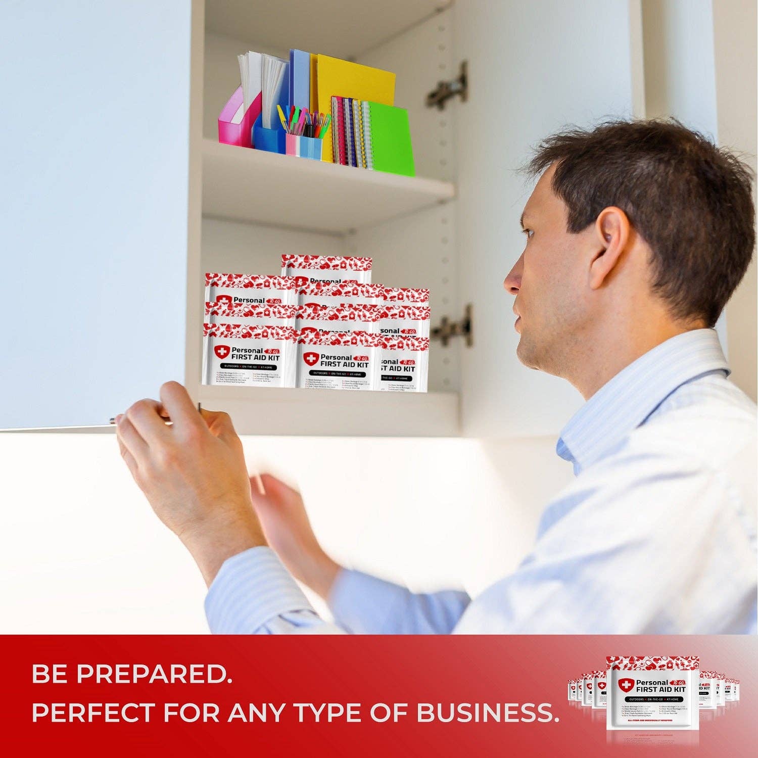 Kit U Safe – wholesale Första hjälpen-kit – Röd Mini Första Hjälpen Kit5