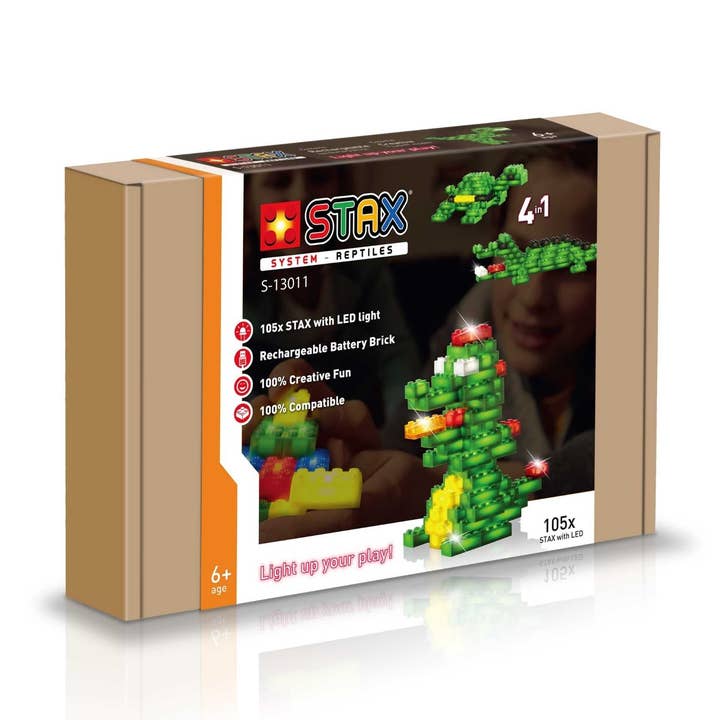 LIGHT STAX Reptiles TRY ME (4-in-1) for wholesale by Open Bricks