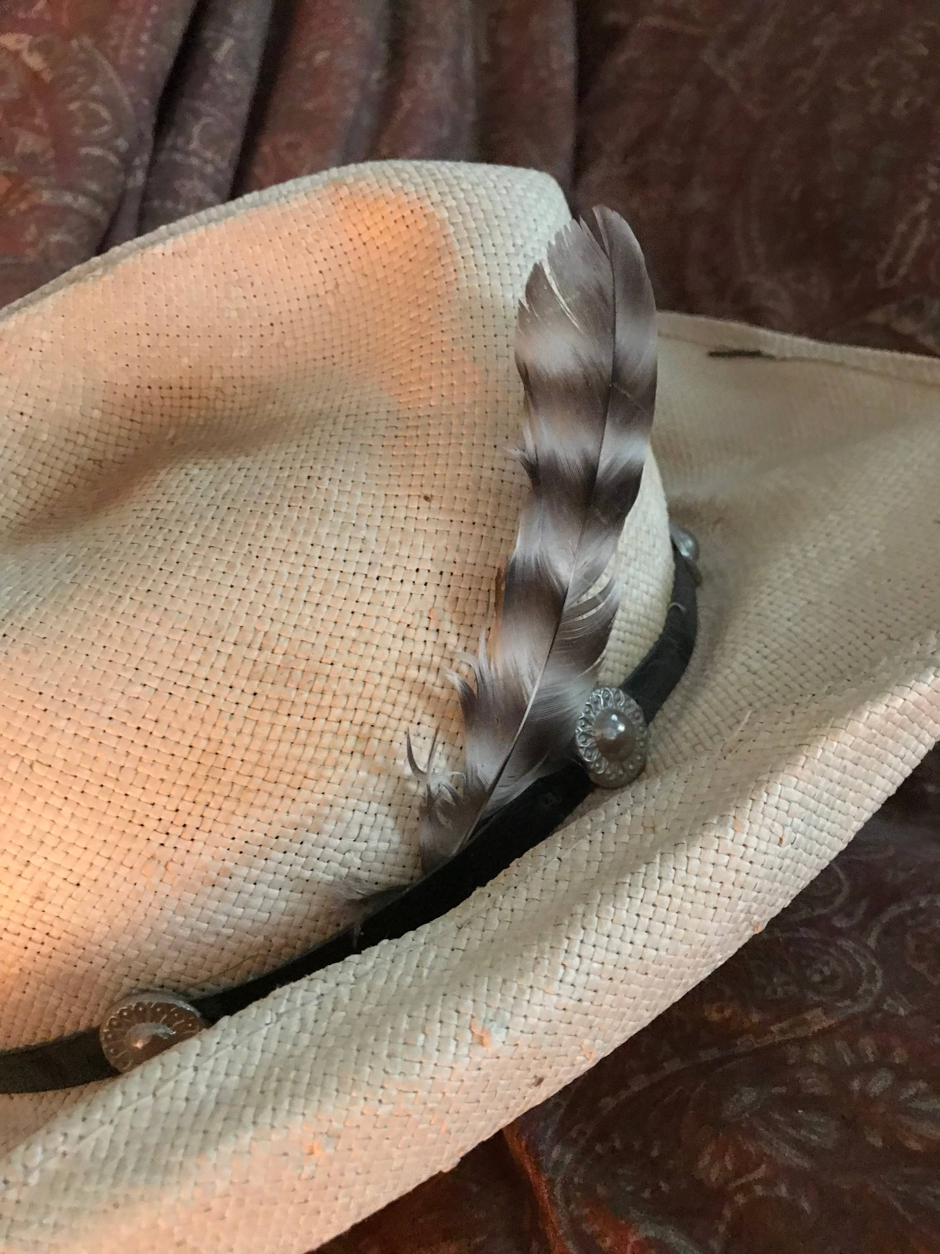 Hip Vintage Hats & More – wholesale Cowboy Hat – Women’s – Hip Vintage Distressed Cowboy Hat w/ Silver Concho Hatband11