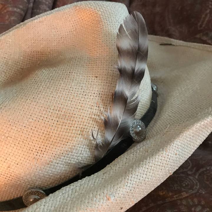 Hip Vintage Hats & More – wholesale Cowboy Hat – Women’s – Hip Vintage Distressed Cowboy Hat w/ Silver Concho Hatband11