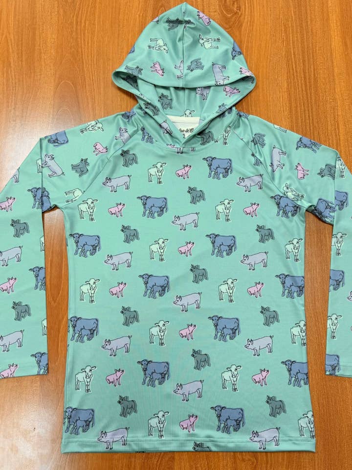 Kid's Sweetheart Stock Performance Hoodie for wholesale by Kelso & Company