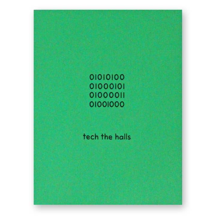 Carte de vœux Tech The Halls pour la vente par The Chemist Tree