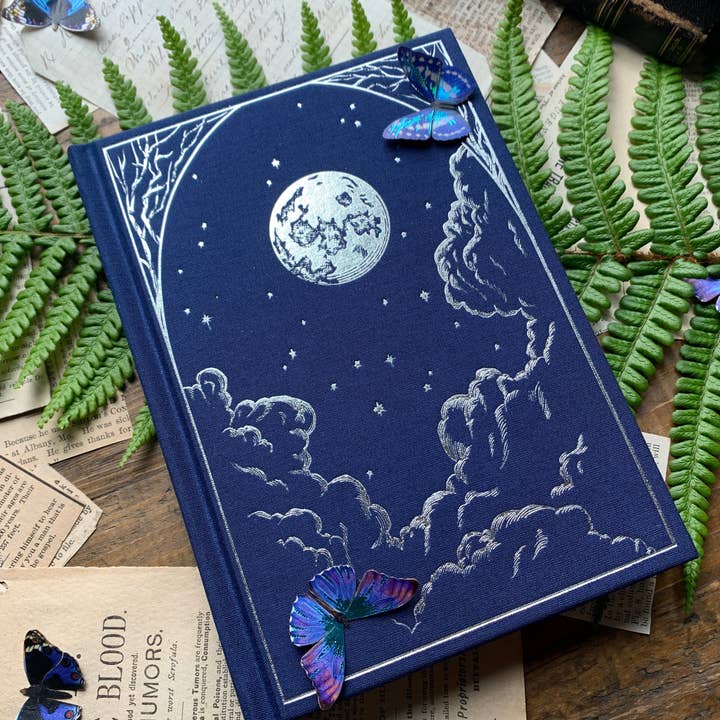 The Creeping Moon - Vente Cahiers - The Astronomer - Carnet blanc végétalien B6, papier ivoire 120 g/m²