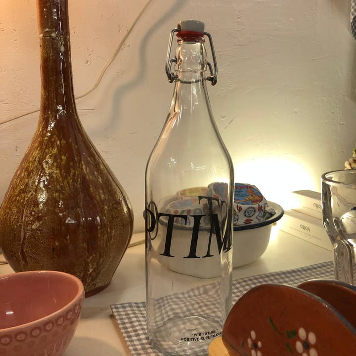 YES FUTURE - Vendita all'ingrosso Borracce - Bottiglia in vetro OPTIMIST da 1 litro4