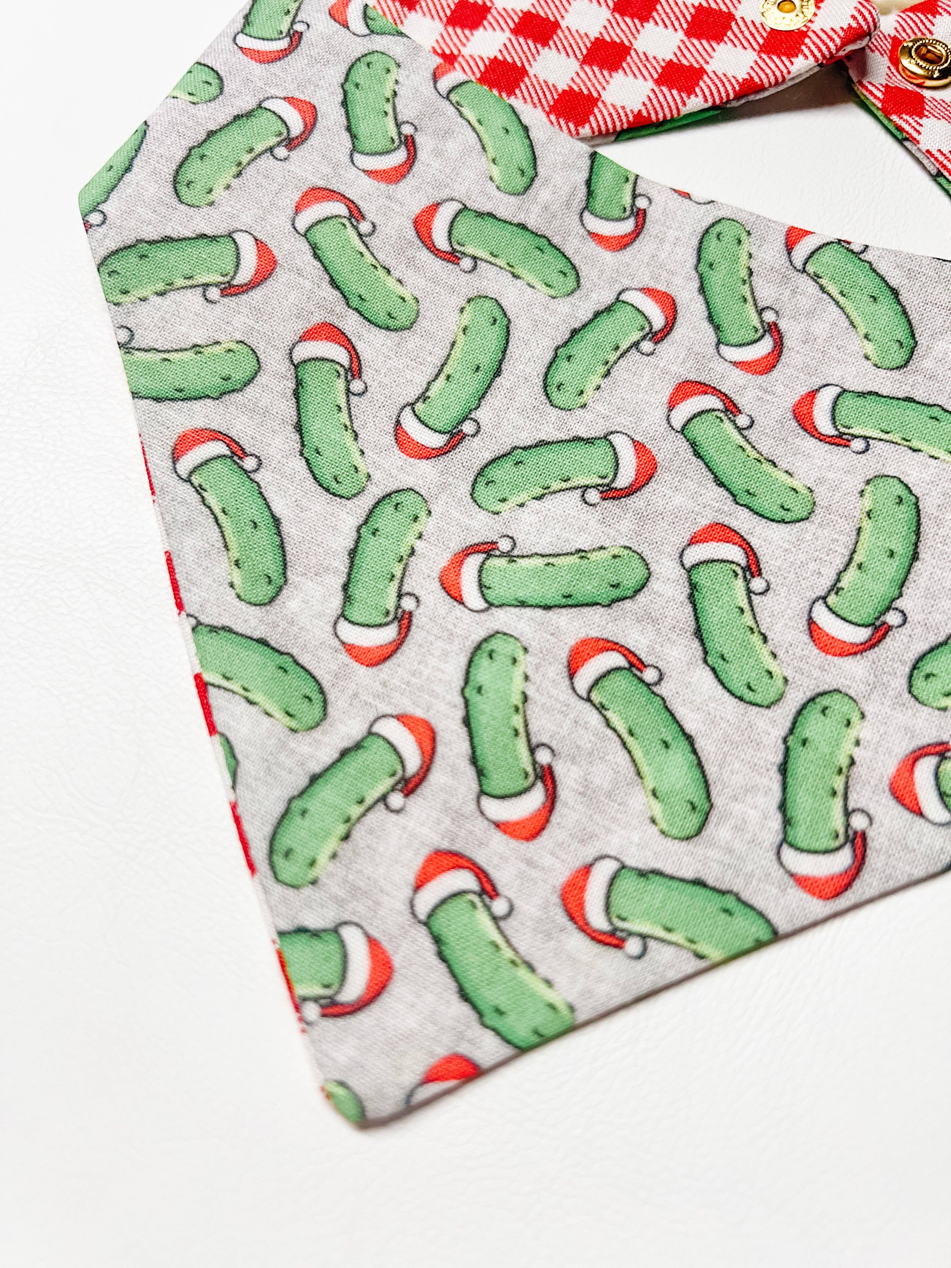 StellaLoo - Venta al por mayor Bandana - Perros - Pañuelo Reversible para Perros con Pepinillos Navideños, Bufanda Invernal para Mascotas6