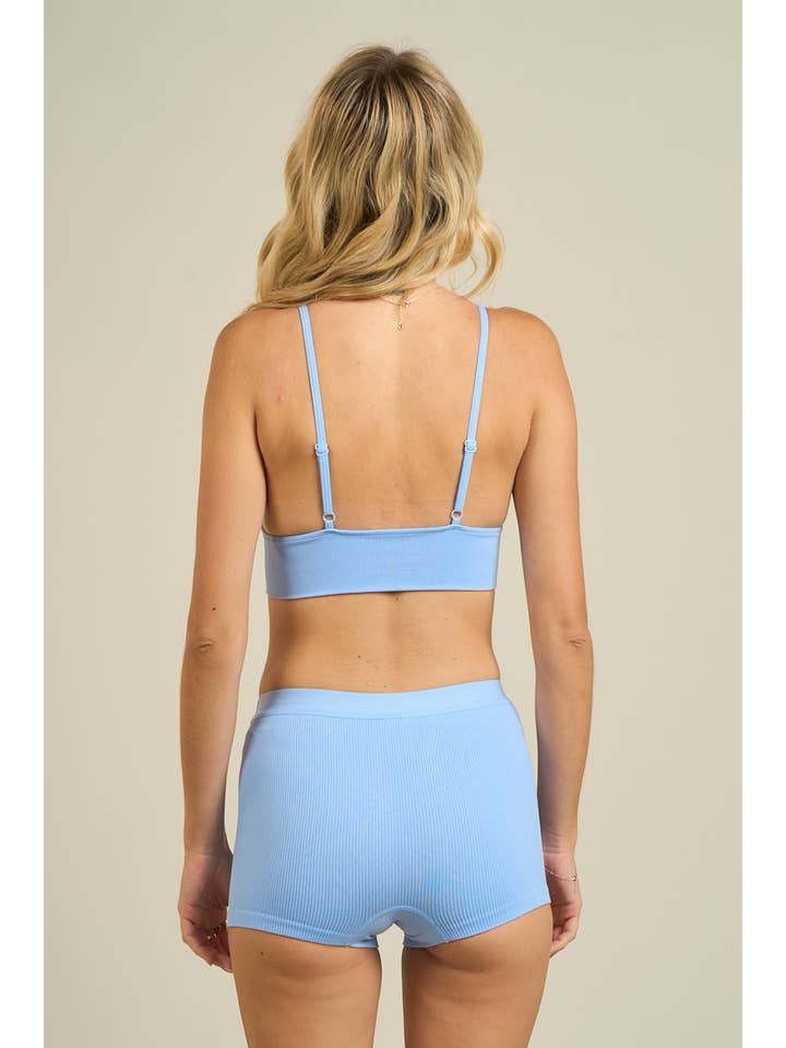 ANWND - Wholesale Top & Short Set (NOT Loungewear) - Women's - 55461SET TRIANGLE BRALETTE AND SHORTS SET6