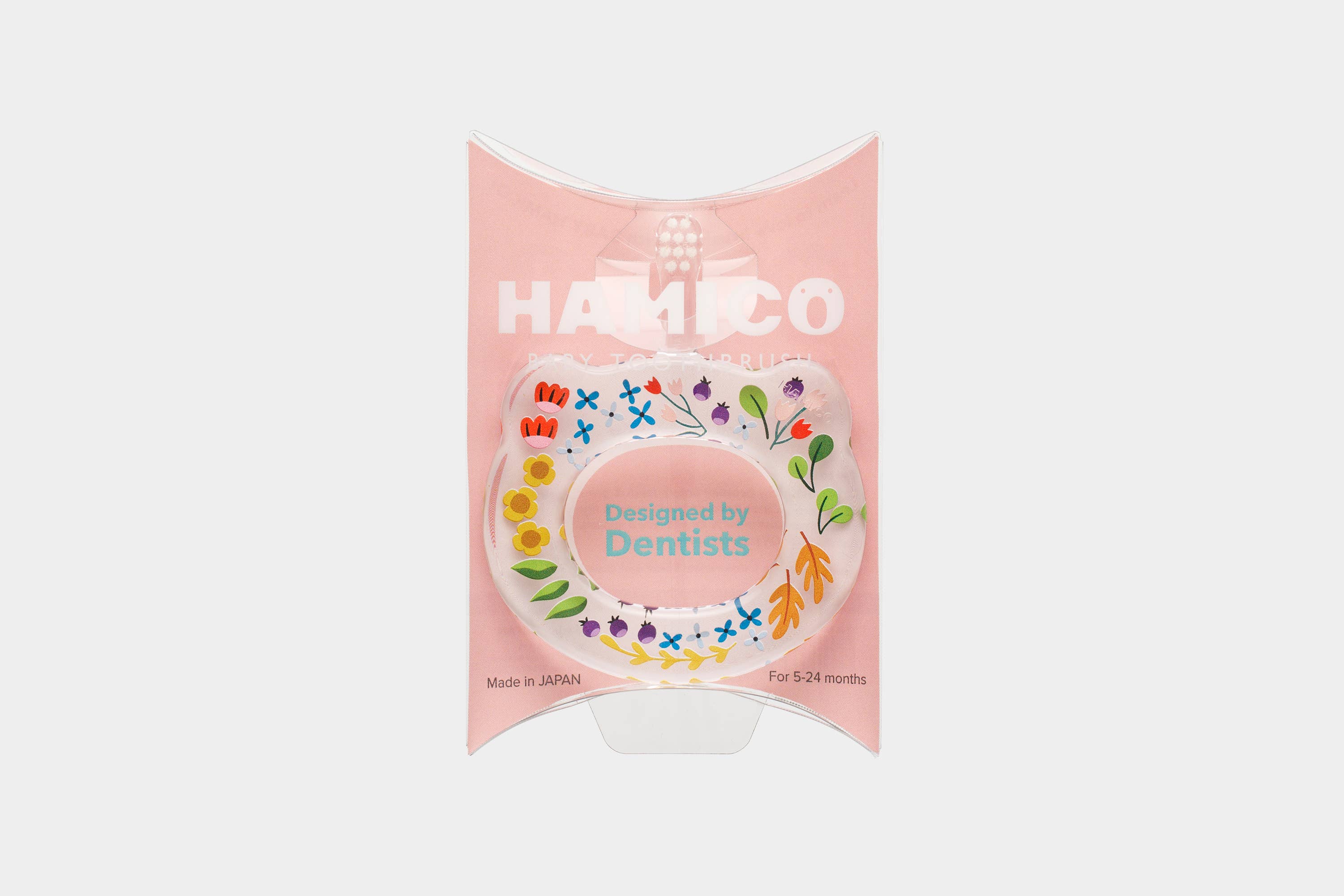 HAMICO -Innovative Toothbrush - Wholesale Toothbrush - Kids & Baby - Baby Training Toothbrush - Wildflowers | 6 Individual Packs1