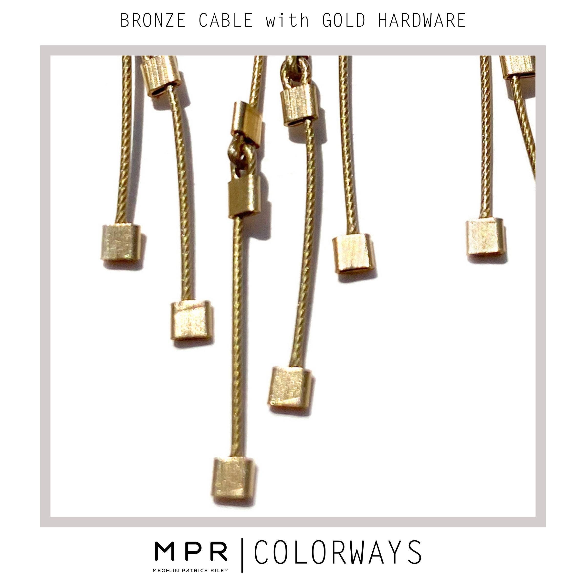 Meghan Patrice Riley – Colar de elos e correntes por atacado – Colar Segmentos de Linha 18" (Curto)21