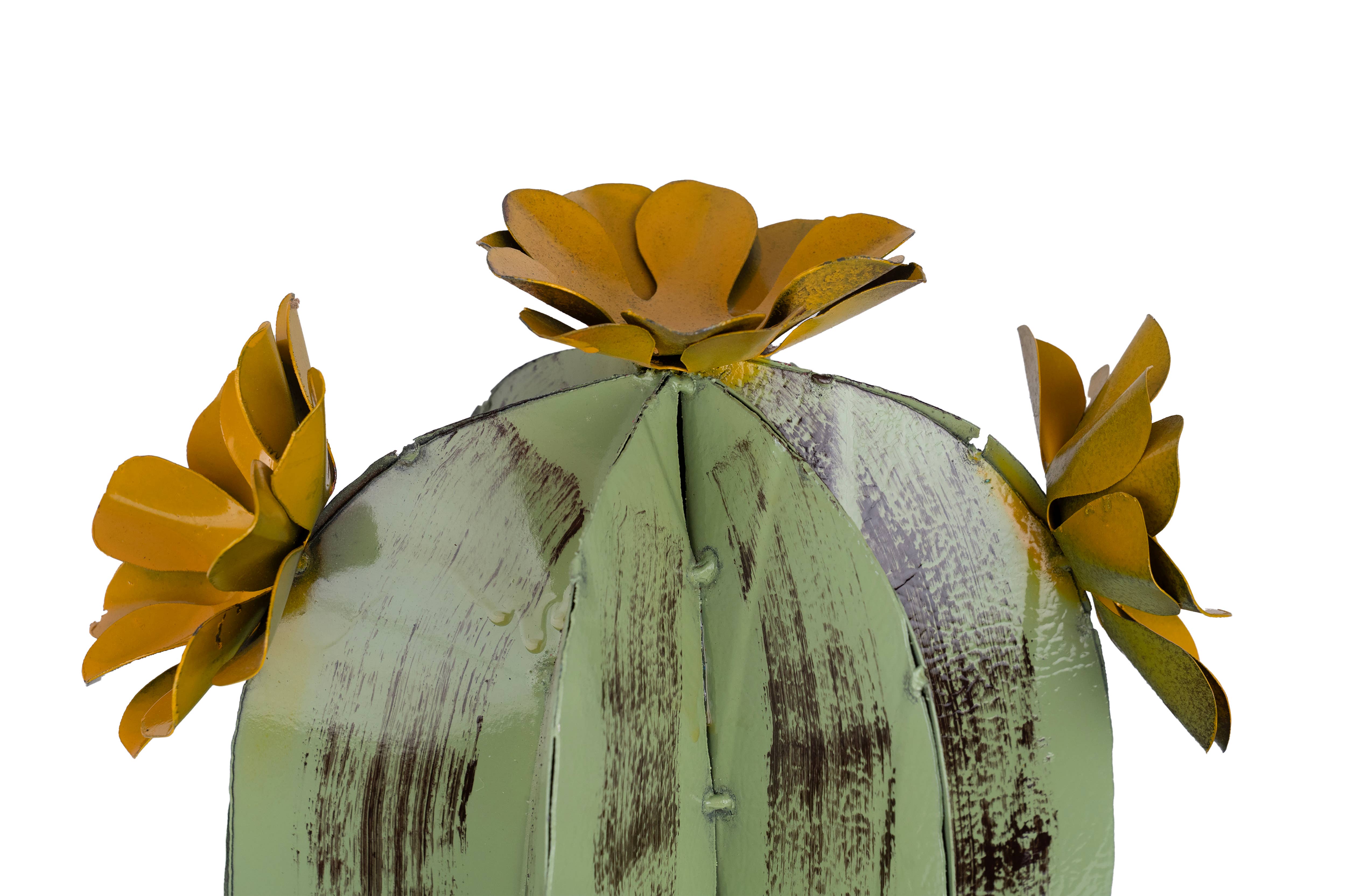 My Amigos Imports - Venta al por mayor Adornos/decoración de exteriores - Decoración Yuma Metal con diseño de cactus, jardín, desierto, tres tamaños, verde, en oferta8