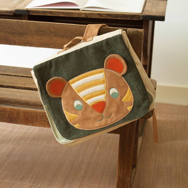 Children's kindergarten bag - Tiger - Back to school for wholesale by L'Oiseau Bateau