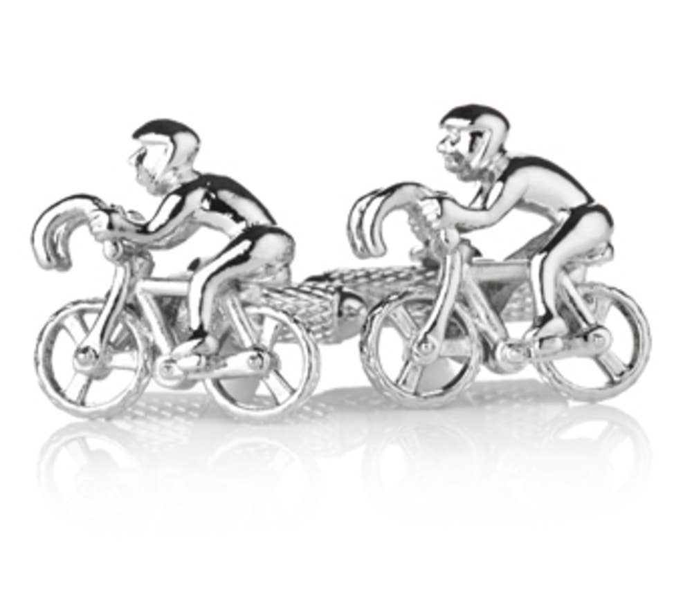 Roberts and Dore – wholesale Cufflinks – Racing Cyclist Cufflinks0