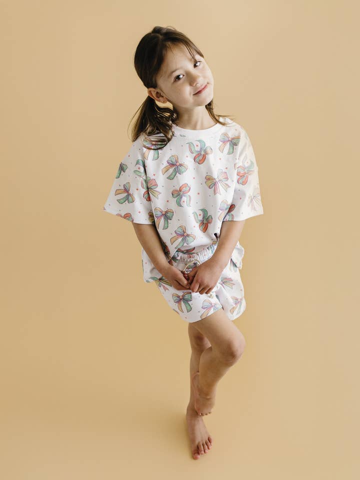 Lucky Panda Kids - Wholesale Top & Short Set - Kids - Baby & Kids Shorts Set | Happy Bows