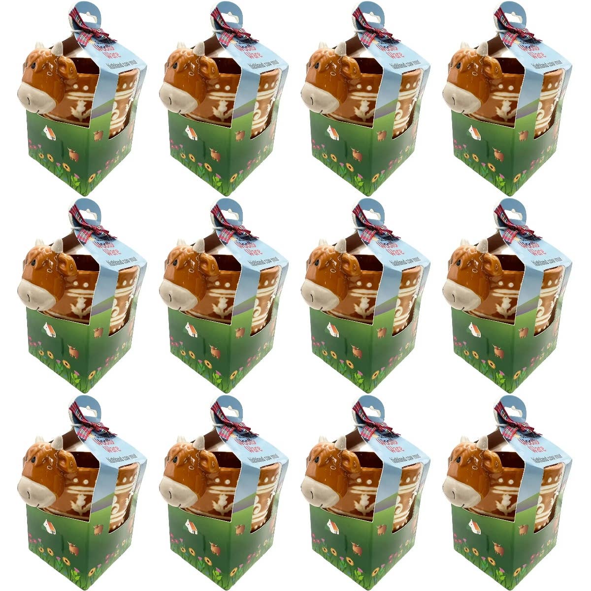 Dublin Gift Company - Vendita all'ingrosso Tazza - Tazza in ceramica con design mucca scozzese5