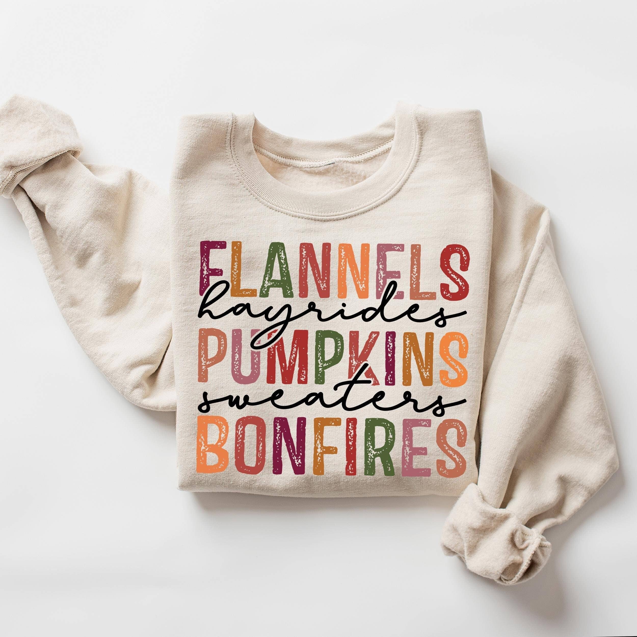 CVH DREAMY LTD - Wholesale Graphic Sweatshirt - Women's - Flannels Hayrides Pumpkin Sweatshirt, Pumpkin Spice Sweater