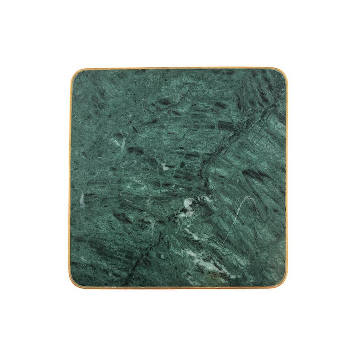 Canvas Home - Wholesale Charger plate - Verona Green Marble Square Charger