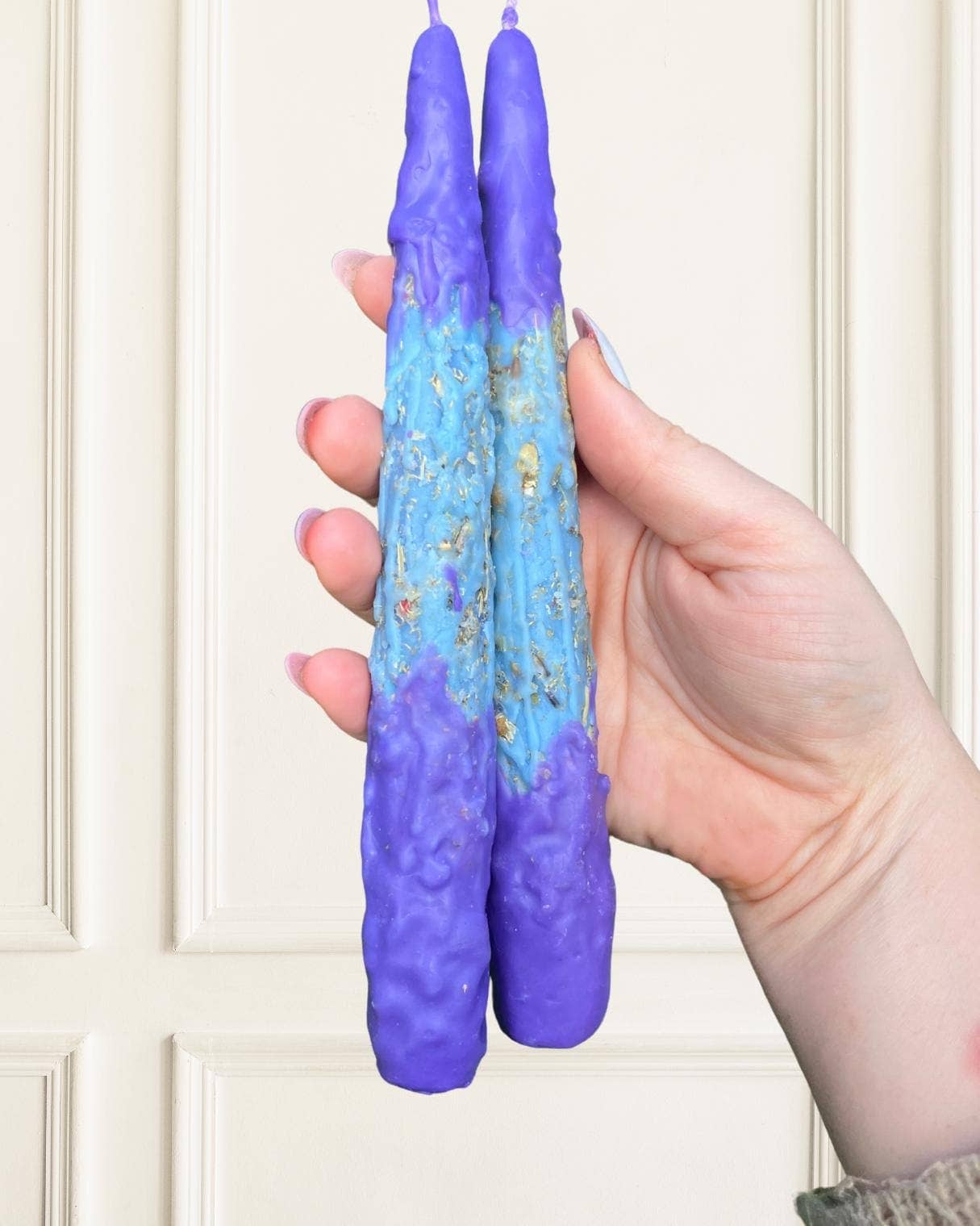 Beauty and the Moon - Wholesale Tapered Candle/Candlestick - Serenity Candle | Anointed Ritual Candle | Dressed Candle6