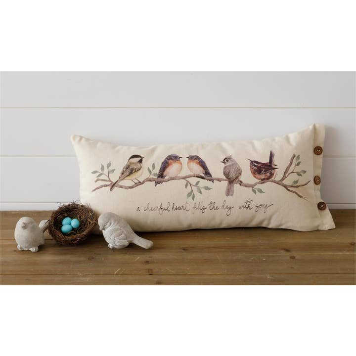 Audrey's Home & Gift - Wholesale Throw/Decorative Pillow - Pillow - Birds On Branch (Pk/02)