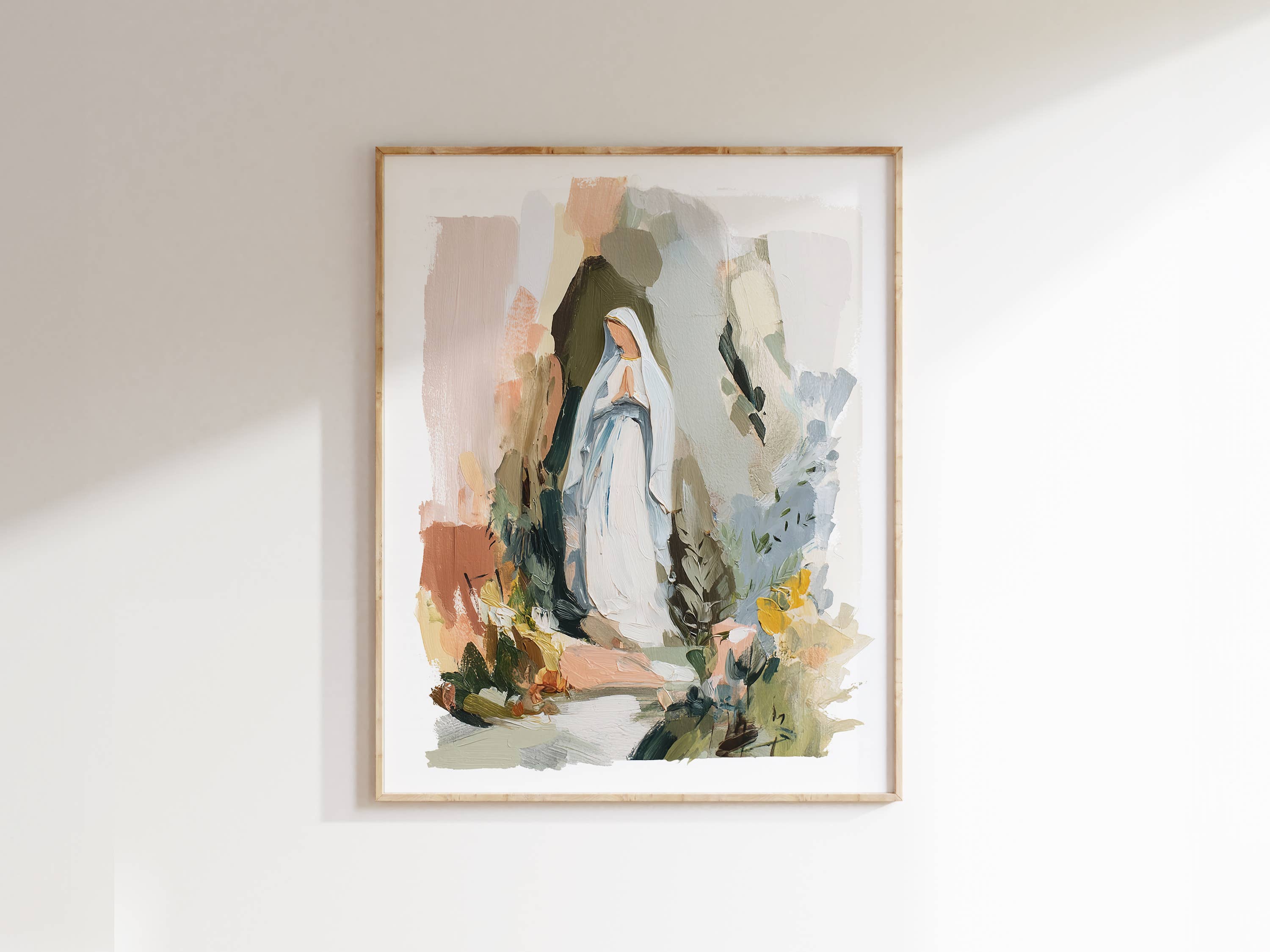 Reap+Sow – wholesale Konsttryck – Vår Fru av Lourdes Jungfru Maria Modern Konsttryck3