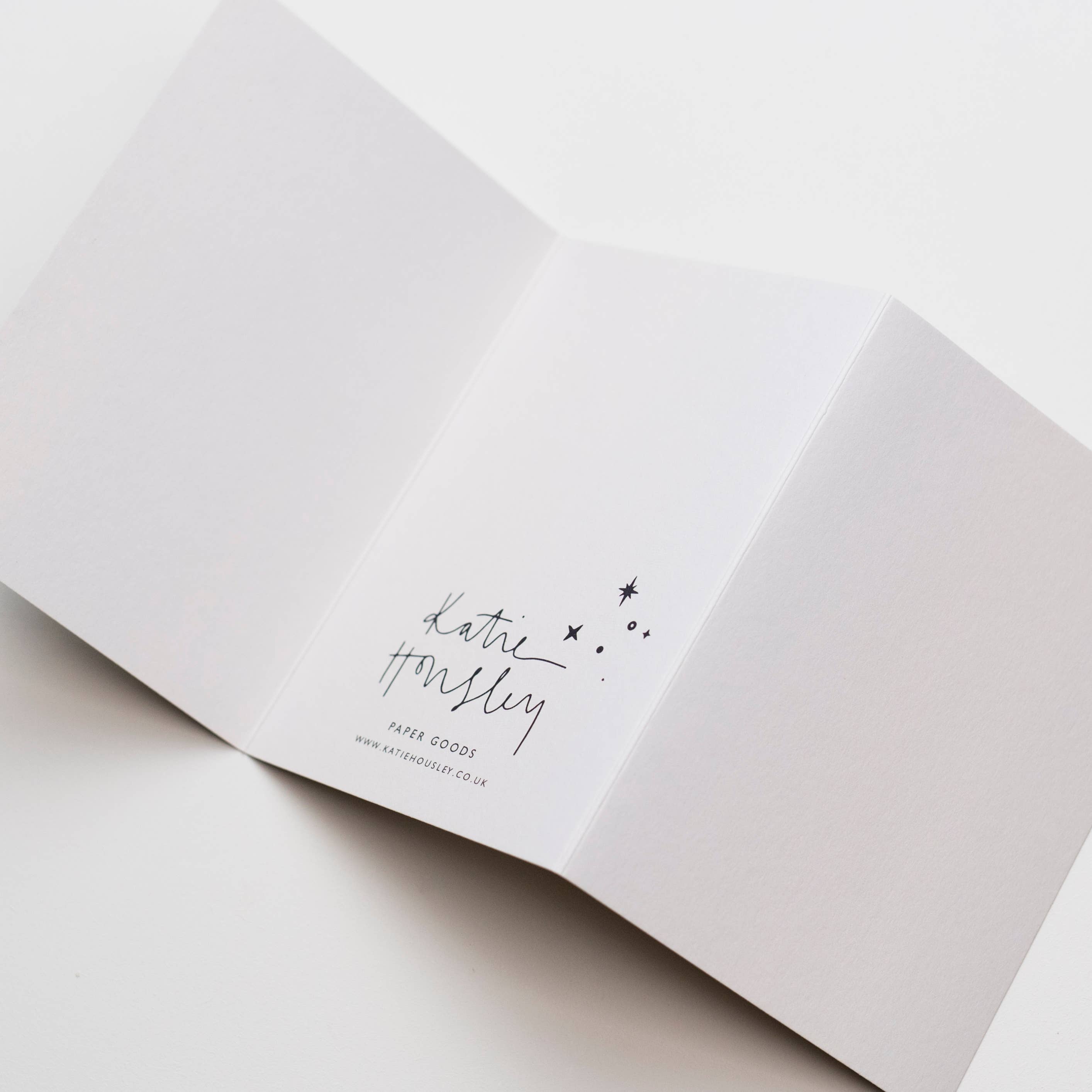 Katie Housley - Wholesale Christmas Card - Concertina Hand Finished Christmas Holiday Card1