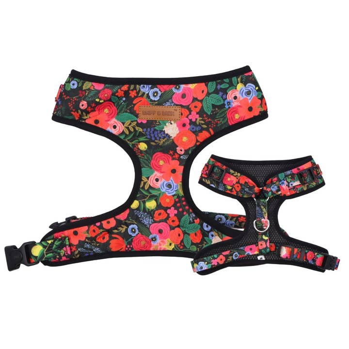 Sniff & Bark - Wholesale Pet Harness - Dog - Midnight Floral Harness