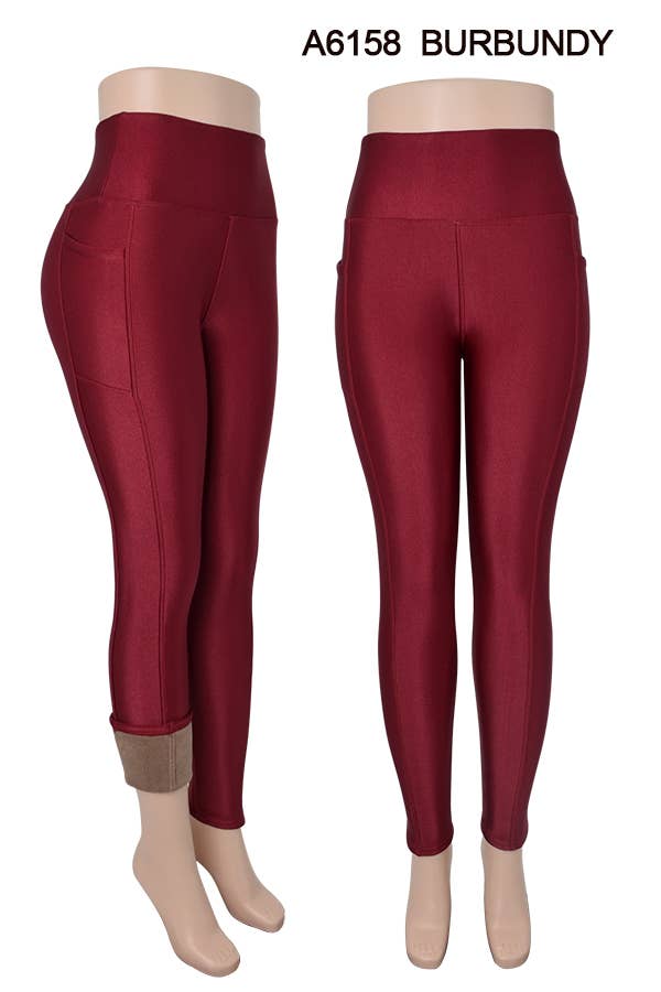 SSImport - Wholesale Athletic/Lounge Leggings - Women's - A6158 WINTER LEGGING FLEECE INSIDE MIXED SIZES 12PCS3