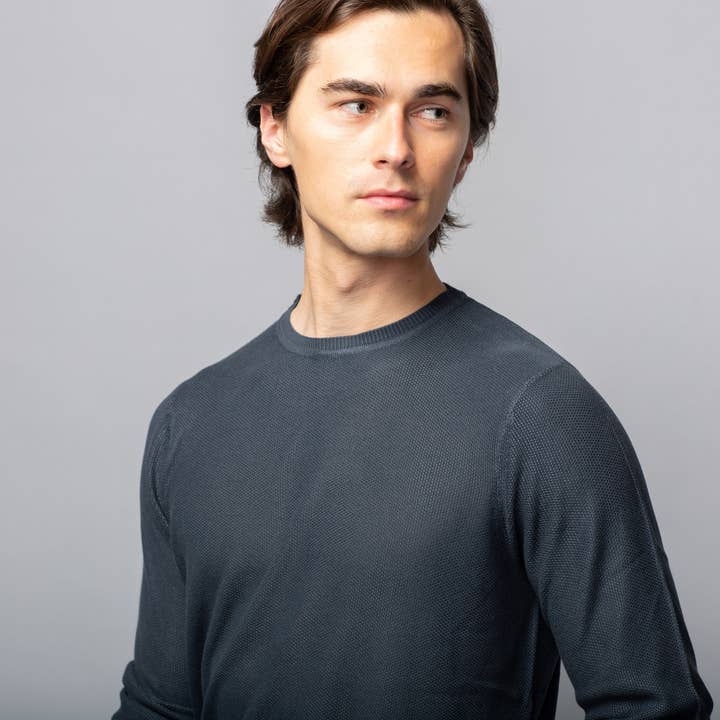 Crewneck Bamboo Knit Sweater for wholesale by Stitch Note