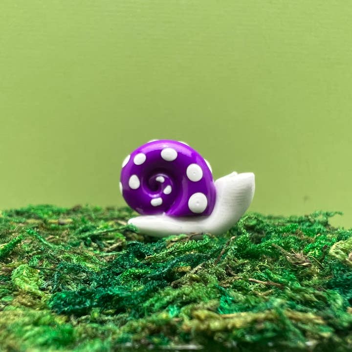 Mystical Woodlands - Wholesale Garden/lawn stake - Fairy Garden Miniature Snail Plant Pick5