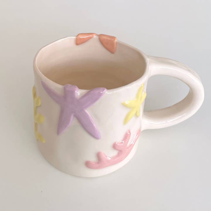 Pipa and Happy – Engroshandel Kaffekrus – Koral Krus – Håndlavet Keramisk Ocean Relief Kop (300 ml)4