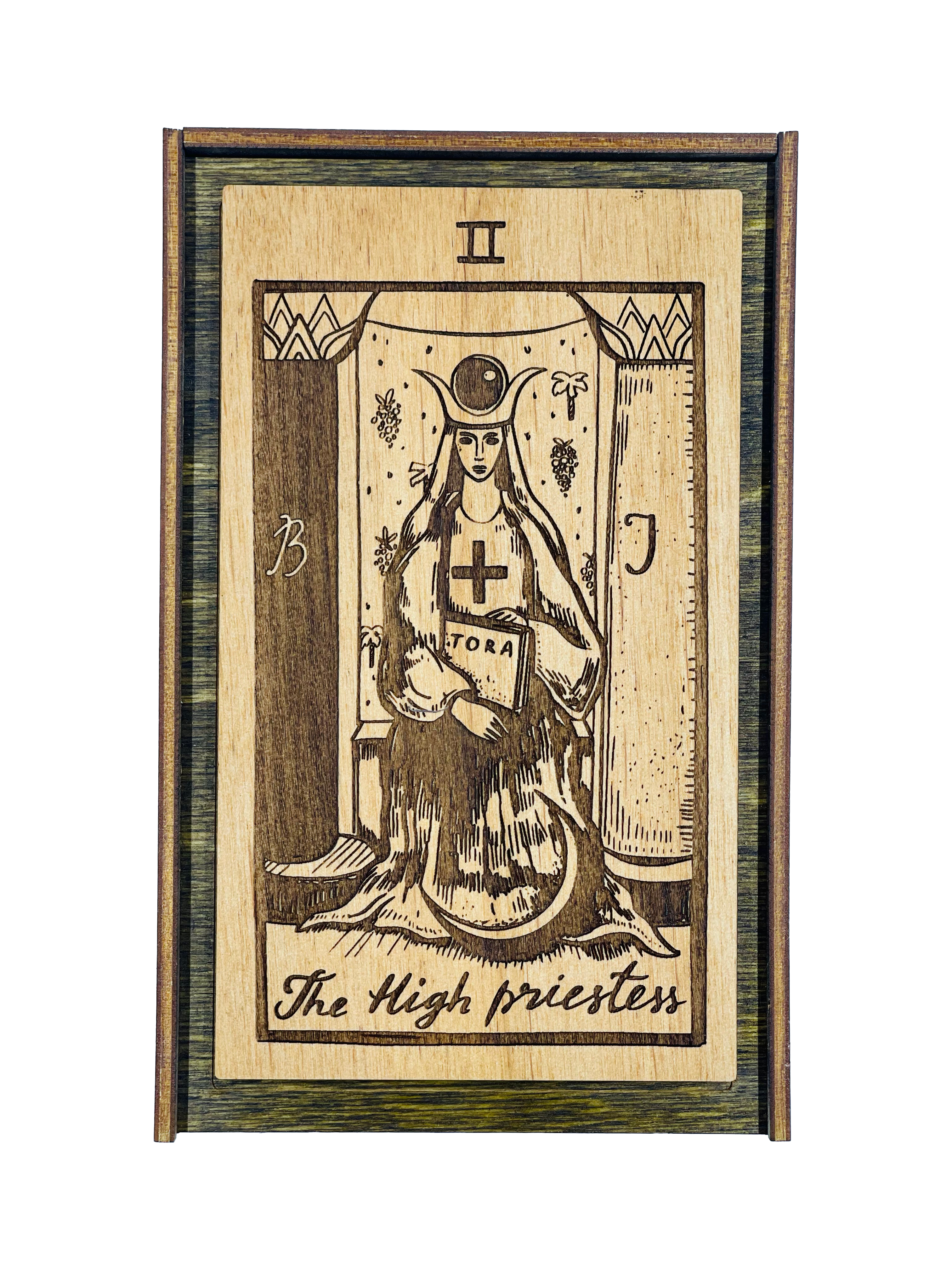 Woodcutts Inc. - Wholesale Jewelry Box/Organizer - Imagine Peace Sign Wood and Metal Dreambox1