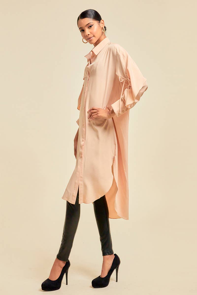 QMP Moda – Großhandel Kleid – Damen – ASYMMETRISCHES HEMDKLEID11