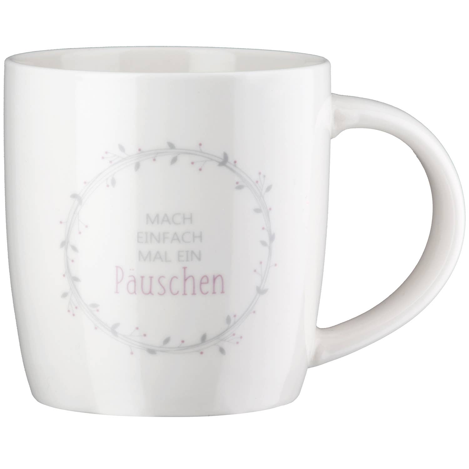 Cup / Mug Break white H. 9 cm, PU 6 for wholesale on Faire0