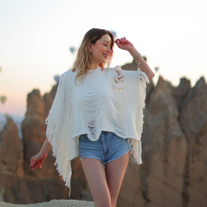 Bata de fiesta deshilachada para venta al por mayor de Moa