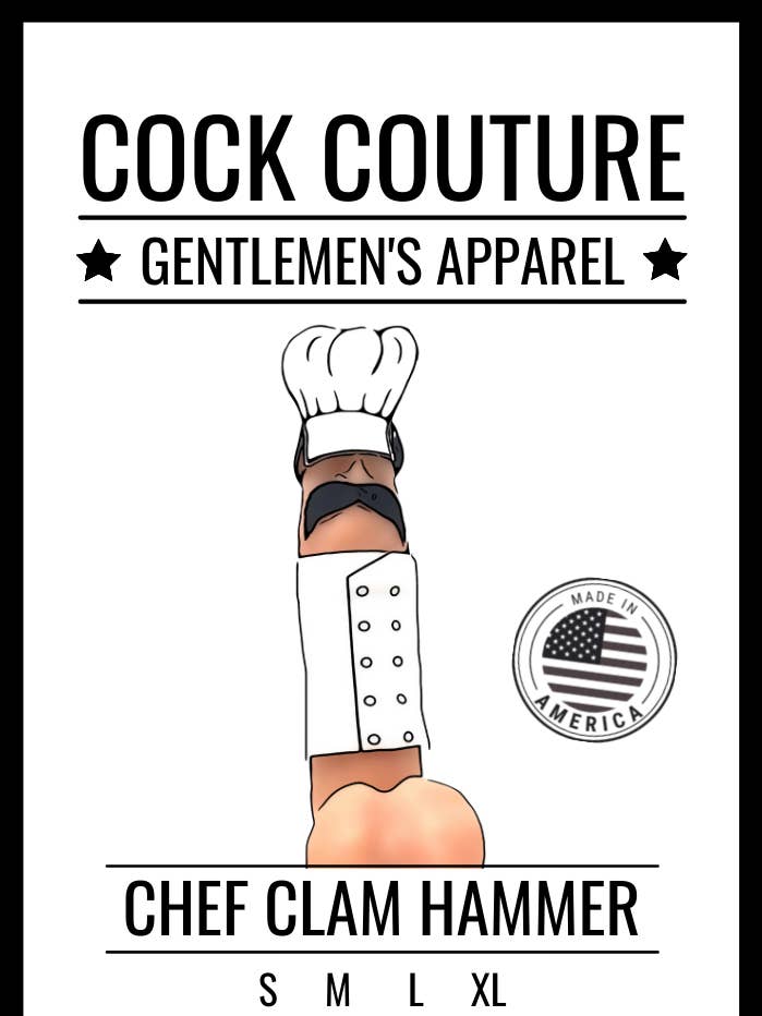 Costume de pénis de chef Clamhammer pour la vente par Cock Couture