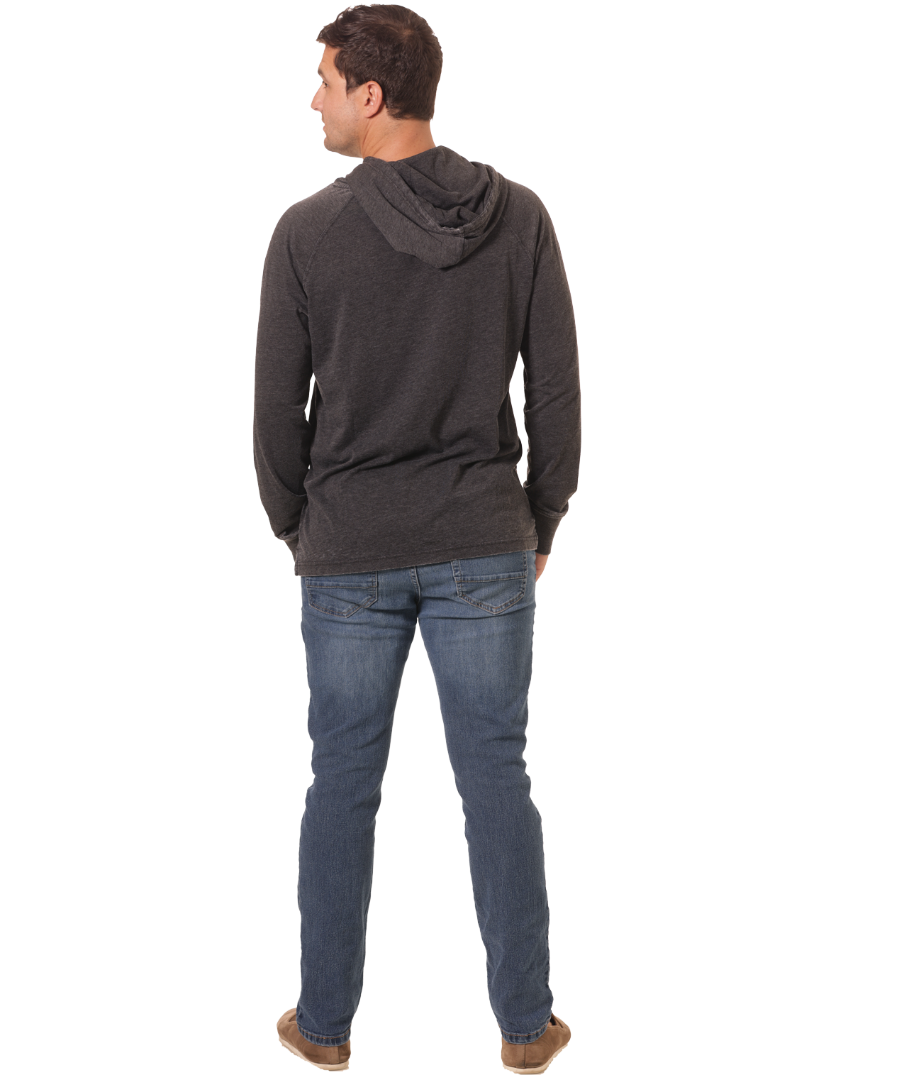 U.S. Apparel - Vente Sweat à capuche – femme - Chandail à capuchon unisexe en jersey - Light Garment Burnout Raglan9