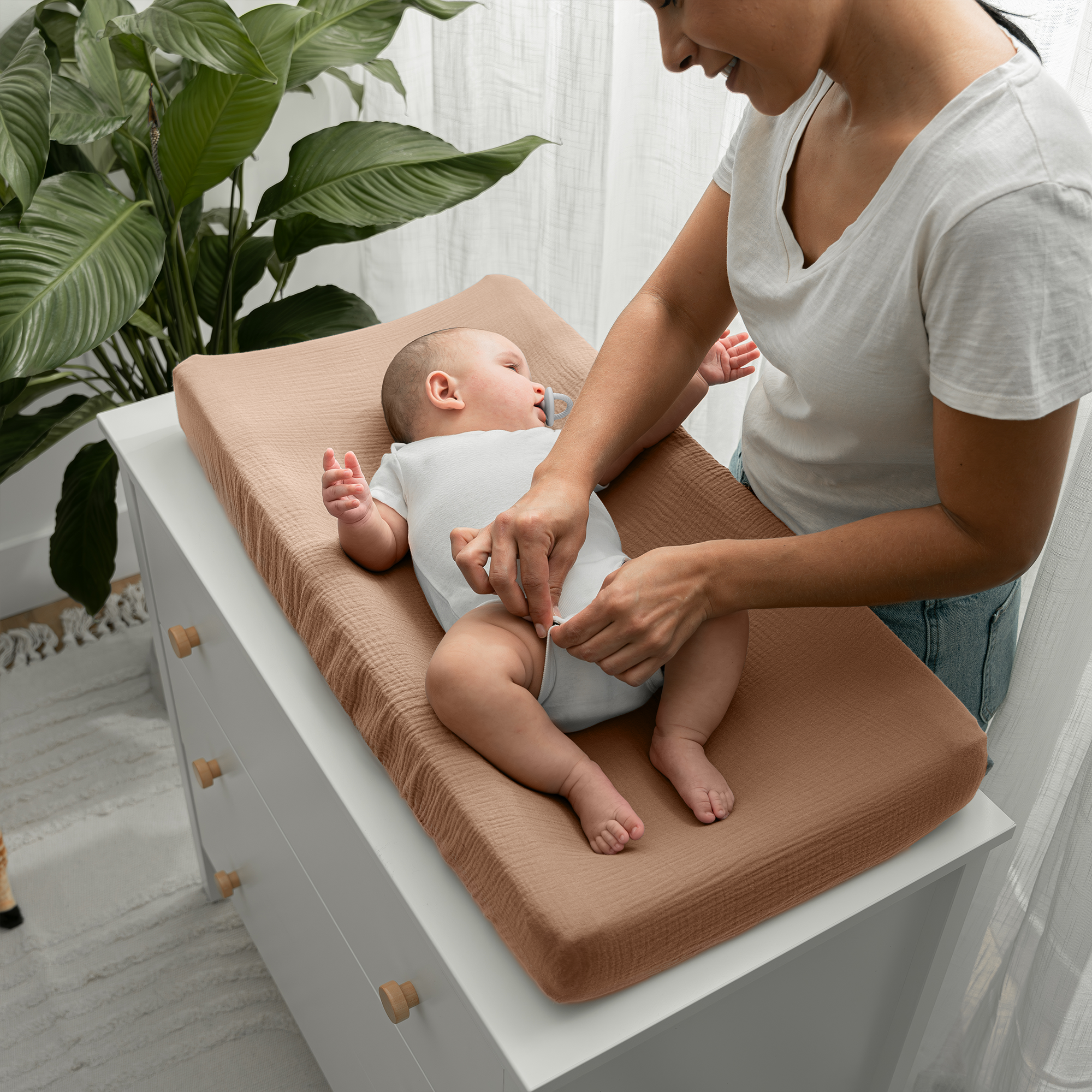 Comfy Cubs - Wholesale Changing Mat/Pad Cover - Baby - Muslin Fitted Changing Pad Cover Universal Fit by Comfy Cubs9