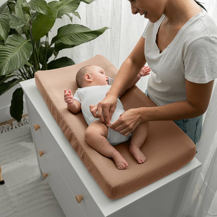 Comfy Cubs - Wholesale Changing Mat/Pad Cover - Baby - Muslin Fitted Changing Pad Cover Universal Fit by Comfy Cubs9
