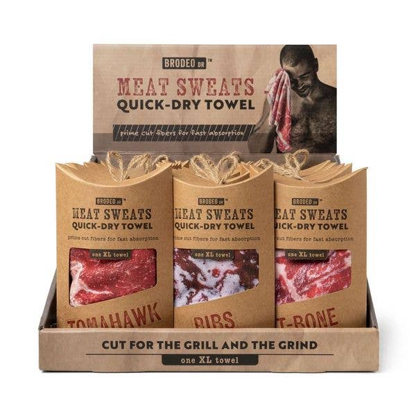 DM Merchandising - Wholesale Tea towel - Brodeo Drive Meat Sweats Quick-Dry Towel1
