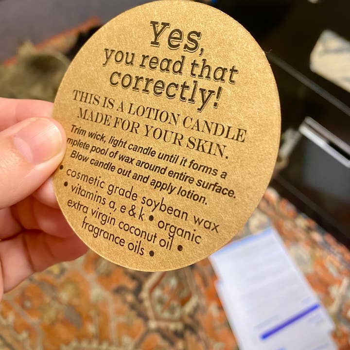 Creative Energy Candles - Wholesale Jar/Filled Candle - Petite Champagne Series | 2-in-1 Soy Lotion Candles3