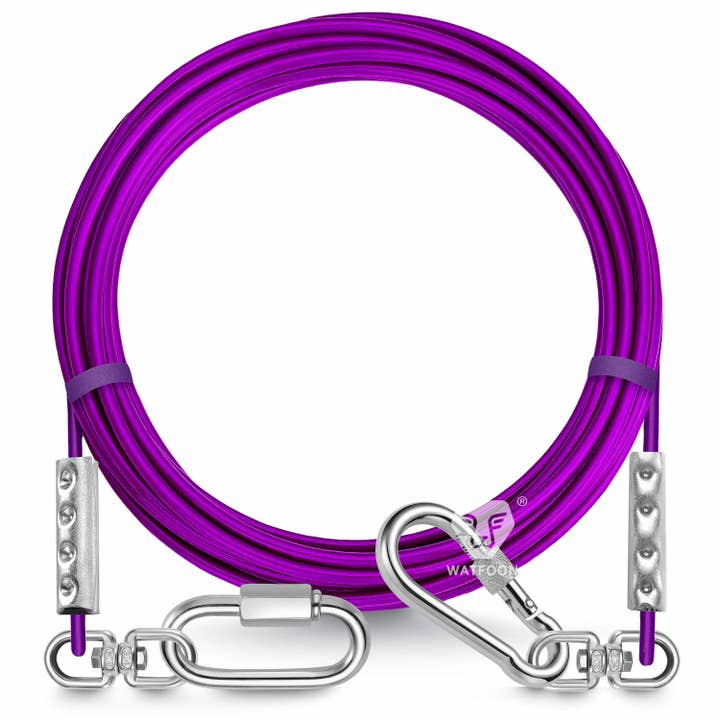Câble d'attache de 25 pieds pour grands chiens pour la vente par WATFOON