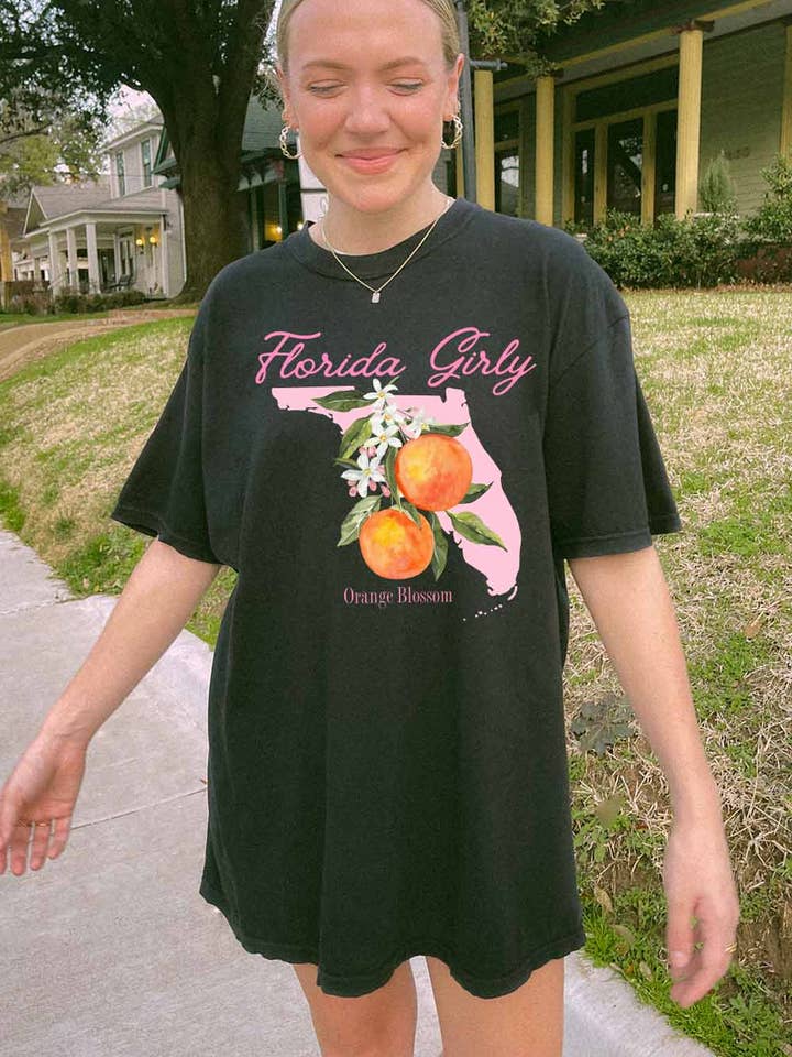 T-shirt graphique pour femmes, Floride pour la vente par Khristee