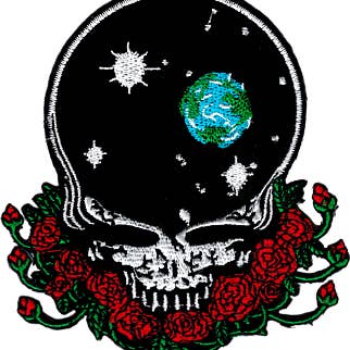 Patch - Grateful Dead - 4" Space Your Face - Rock Music Band for wholesale by Square Deal Recordings & Supplies