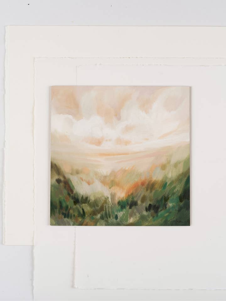 "Last Summer Light No. 1 " A Canvas Print by Emily Jeffords for wholesale by Emily Jeffords