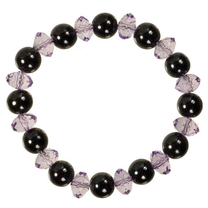 Bracciale magnetico "Magnetic Diamond", 10mm, viola per la vendita all'ingrosso da parte di EHAWA