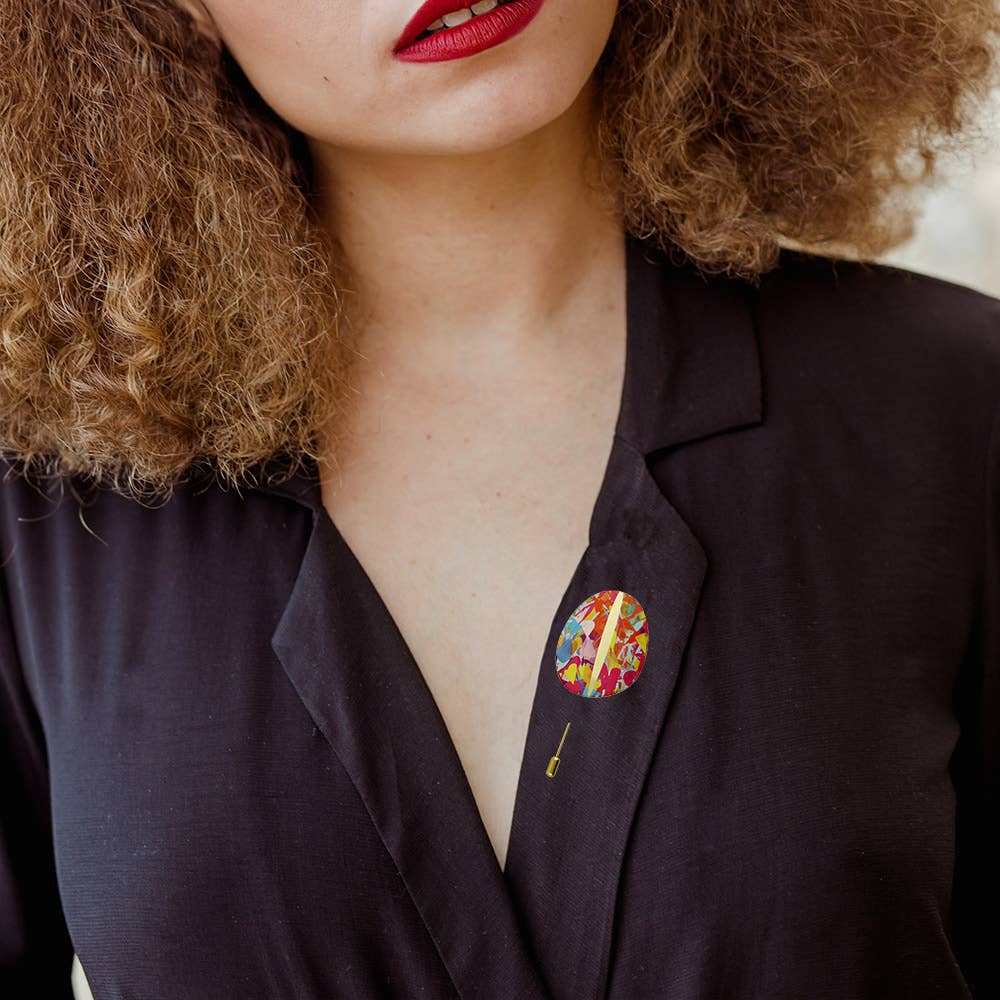 RAS - Wholesale Brooch - Botánico Gold Plated Brooch2