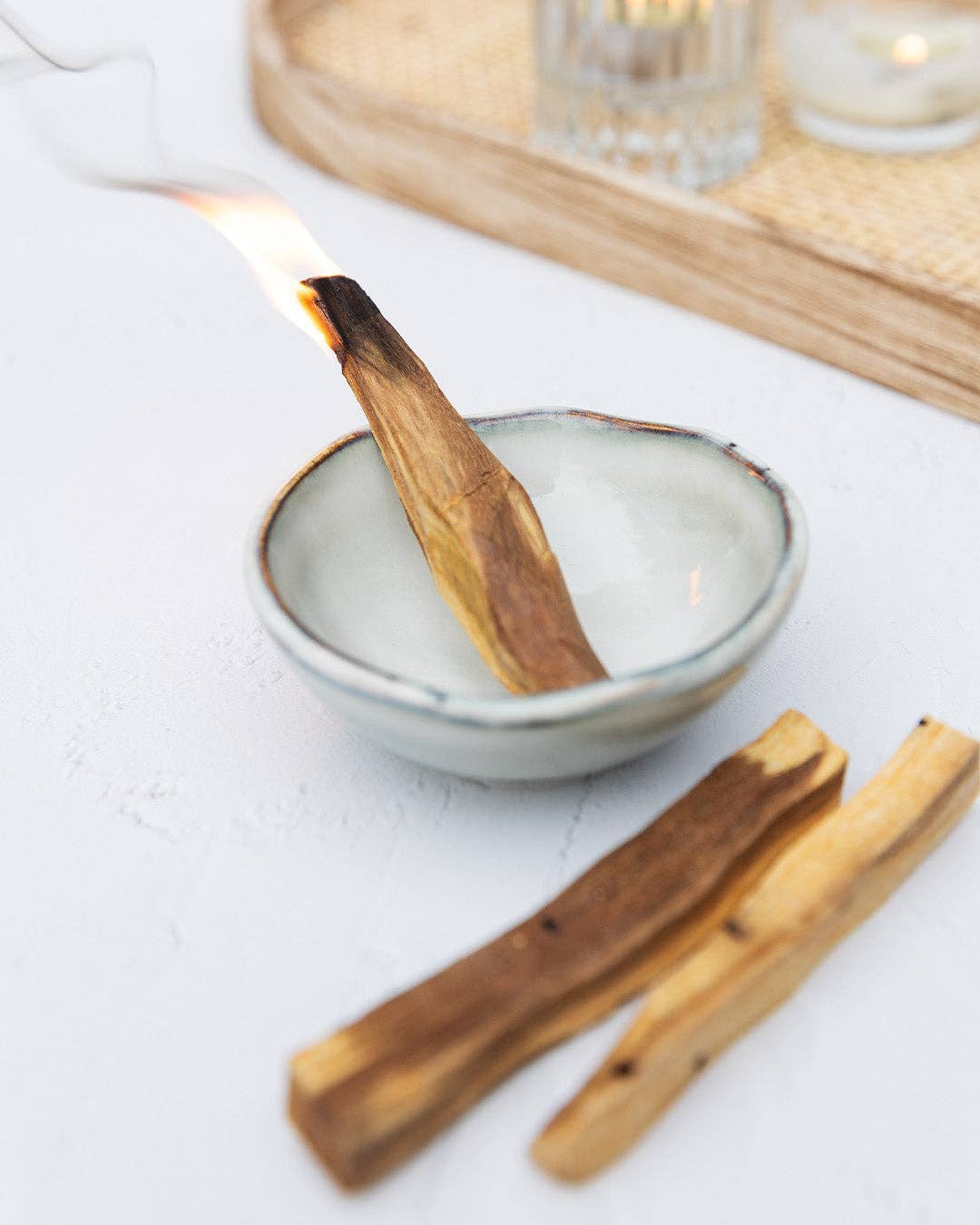 Oh Shanti – Incenso por atacado – Madeira de Palo Santo (20 pedaços)5