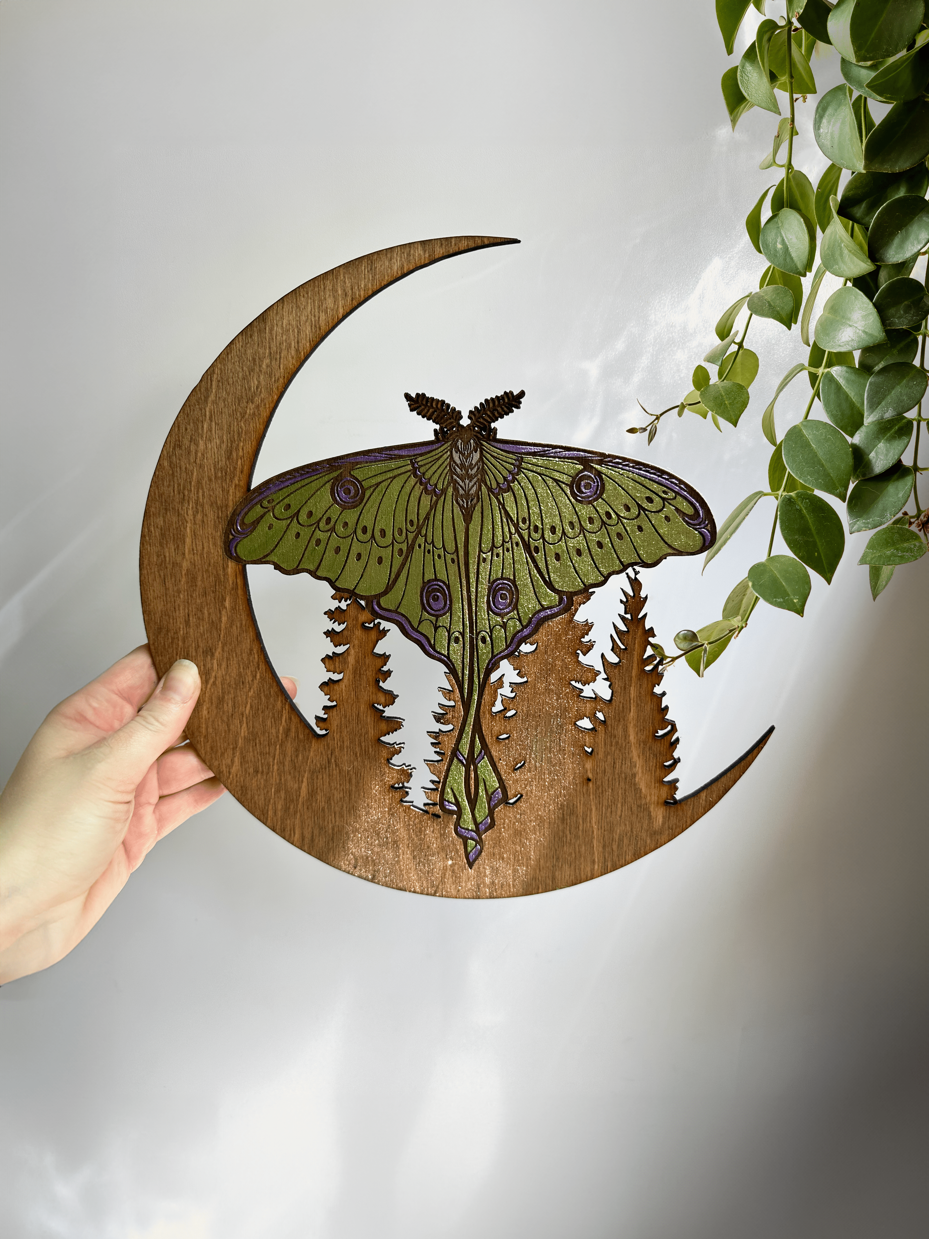 Faux Theory Design - Wholesale Wall Accent - Luna Moth Wall Hanging9
