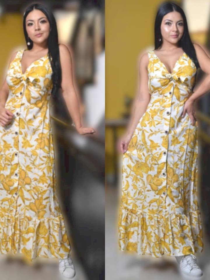 20035-Y 100% Authentic Colombian Dress for wholesale by JDCOLFASHION LLC