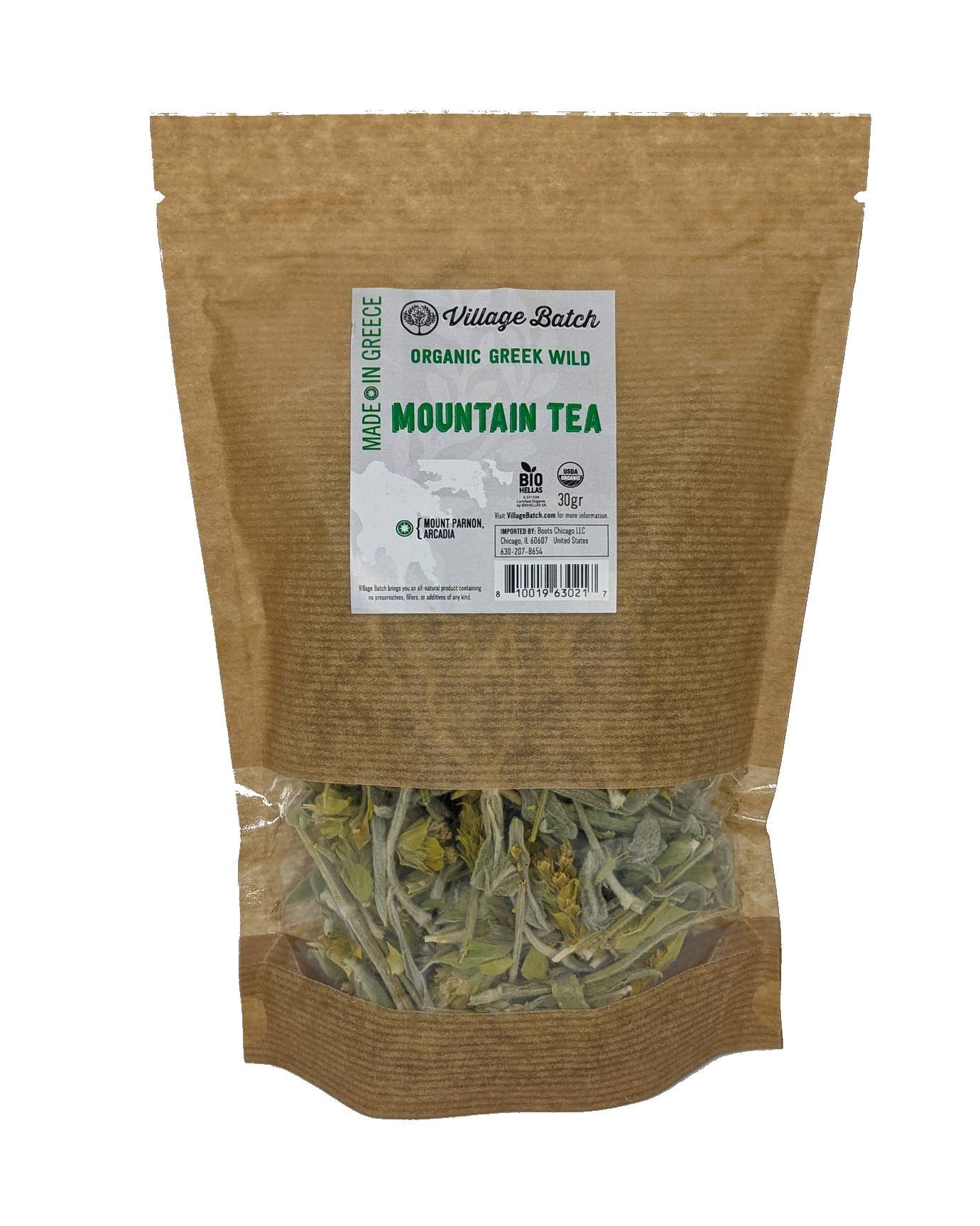 Village Batch - Wholesale Loose Tea - Organic Greek Mountain Tea