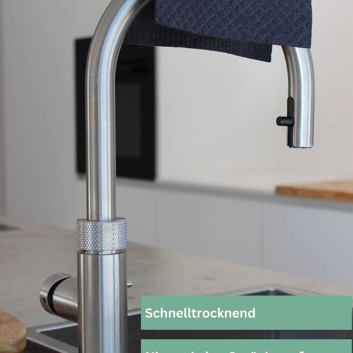 PROTEA - Wholesale Dishcloth - 2x compostable eco-sponge cloth, anthracite | PROTEA5