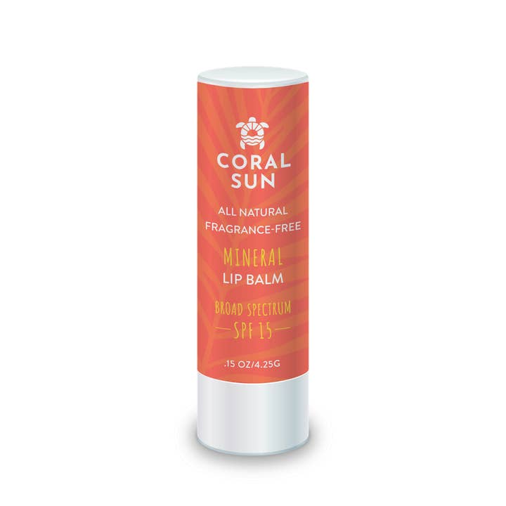 Coral Sun - Wholesale Lip Balm - SPF 15 Mineral Lip Balm